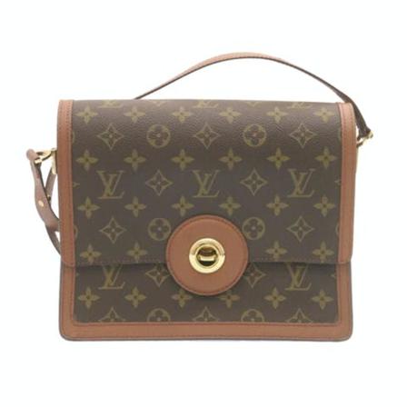 Louis Vuitton Vintage, Pre-owned Canvas Shoulder Bags Bruin, Dames, Maat:ONE Size