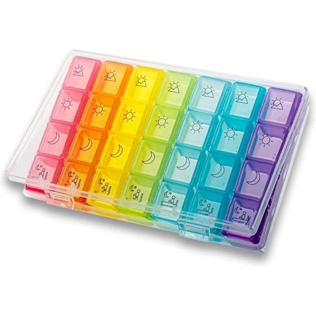 Ugentlig pilleæske - Ugentlig pilleæske - 7 daglig pilleæske - 28 månedlig pilleæske - 7 dages medicinæske - Fransk ugentlig pilleæske -