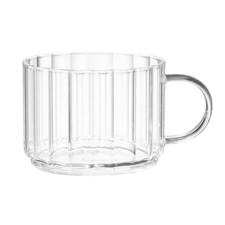 Glaskrus Ripple i riflet glas 30cl