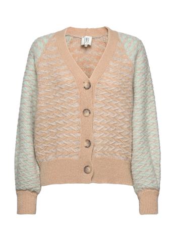 Gudrune Knit Cardigan Patterned Second Female
