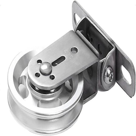 Taljapyörä kuntosalilaitteisiin, kestävä pyörätalja, 360 astetta pyörivä, irrotettava, sileä, kestävä, tee-se-itse-lisäosa tee-se-itse-kuntosalin 