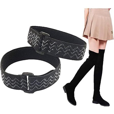 Knæstøvler Stropper Anti-Slip Fastgørelsesbælte | Anti-Drop Down Forhindre Løs Ingen Falder Af | med 20 stk Tape Stickers[1 par]