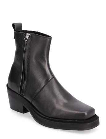 Emili Shoes Boots Ankle Boots Ankle Boot - Heel Svart Pavement