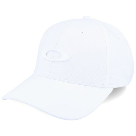 Oakley - Vit flexfit Keps - Tincan Cap White Flexfit @ Hatstore