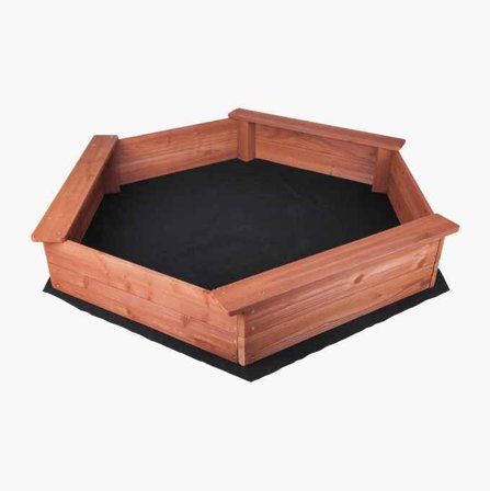 Sandlåda med bänk inkl. överdrag 150 x 120 cm - Biltema