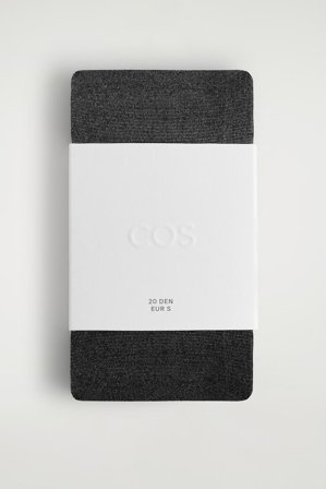 COS Metallic Tights in Black - Women