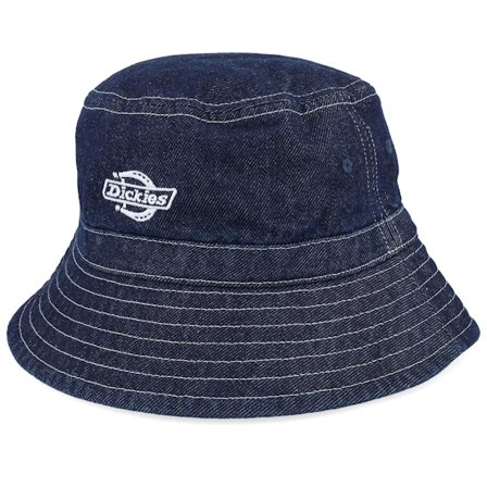 Dickies - Bleu bucket Chapeau - Denim Rinsed Bucket @ Hatstore
