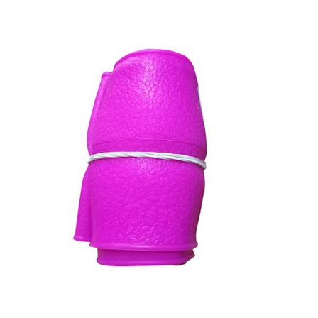 (rosröd) Textur Bil Auto Silikon Ratt Handske Skydd Mjuk Multi Färg Universal Skin Mjuk Silikon Ratt Skydd Skal