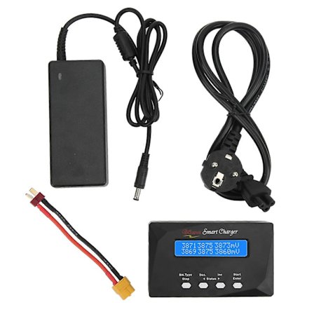 Batteripakke Balance Oplader 60W Automatisk Justering Digital Batteri Balance Oplader Aflader 100?240V EU Stik
