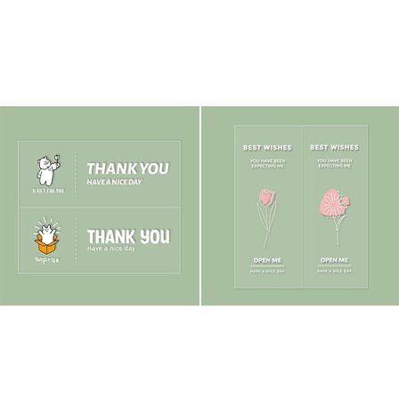 20 st tackklistermärken förseglingsetiketter 3 3