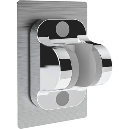 Duschhållare - Självhäftande duschhuvudhållare med stark vidhäftning, Justerbar vinkel, Vattentät