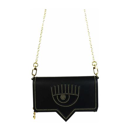 Chiara Ferragni Collection Shoulder Tass , Zwart , Dames , Maat: ONE Size Schoudertassen