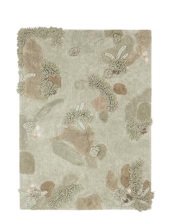 Washable Play Rug Mushroom Forest Home Kids Decor Rugs And Carpets Rectangular Rugs Green Lorena Canals