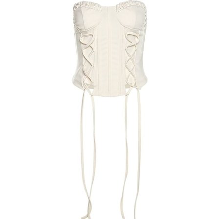 Rajattu yläosa Slim Fit -korsetti S