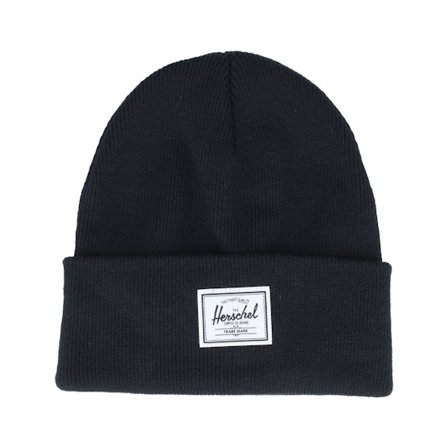 Kinder Herschel - Schwarz cuff Mütze - Kinder Elmer Kinder Beanie Black Cuff @ Hatstore
