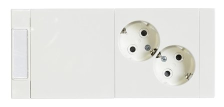 MP bolagen AUD11-214 Vegguttak 2-veis, Strømbrytere & vegguttak