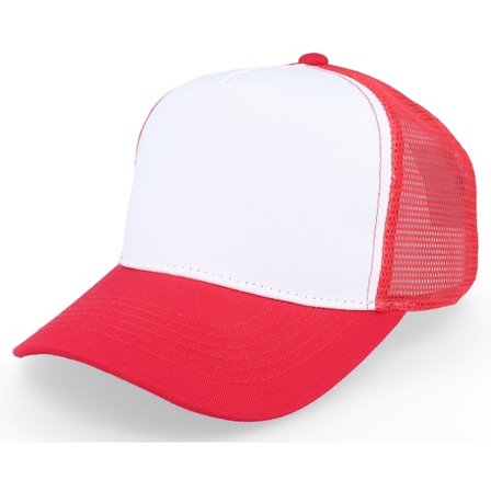 Beechfield - White - trucker - Cap - Kids Classic Red/White Trucker - Hatstore