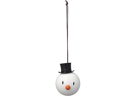 HOPTIMIST Figur Snowman Ornament 2stk White