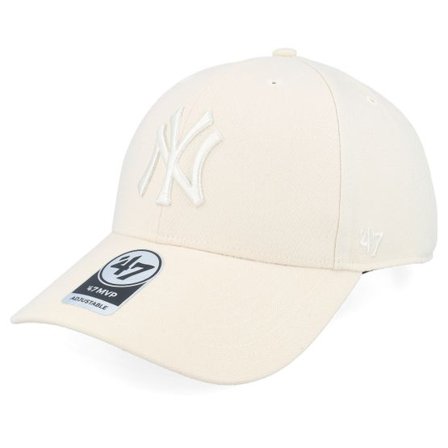 47 Brand - MLB Vit adjustable Keps - New York Yankees Mvp Natural Adjustable @ Hatstore