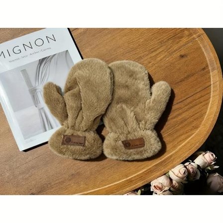 Vinter termohandsker og luffer til mænd og kvinder - fortykkede plyshandsker til koldt vejr, par sæt til ski, snowboarding, udendørs [DB]