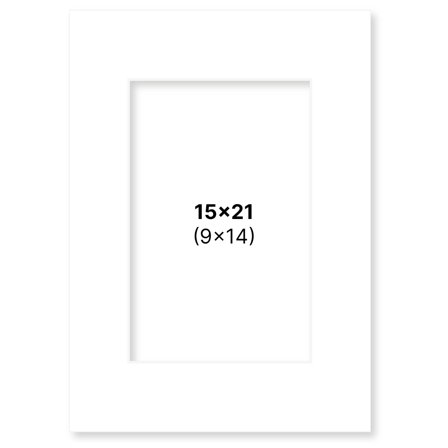 Pen Store Passe-partout Blanc 15x21 cm