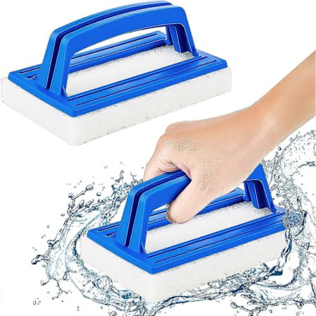 Rengöringsverktyg för pool Borste Svamp Handborste Set Pooltillbehör Rengöringsborste Set för Pool