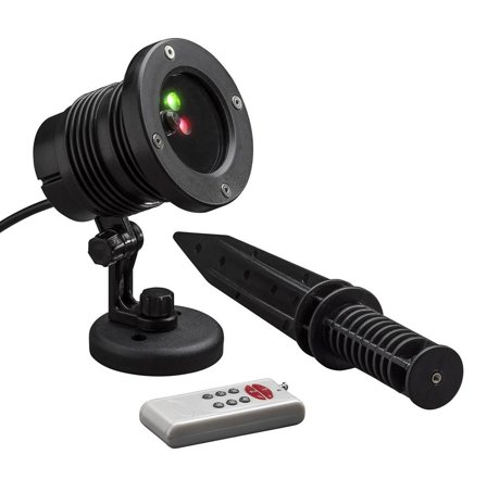 Konstsmide Laserlampe Julemotiv Rød/Grønn