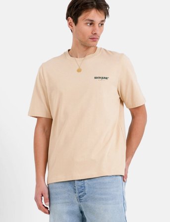 SIXTH JUNE Bandana Backprint Ss Tshirt - Cream - XL