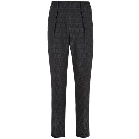 Fendi, Trousers Czarny, Mężczyzna, Rozmiar: M