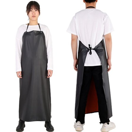 Justerbar Heavy Duty Vandtæt Forklæde, Gummi Arbejdsforklæde