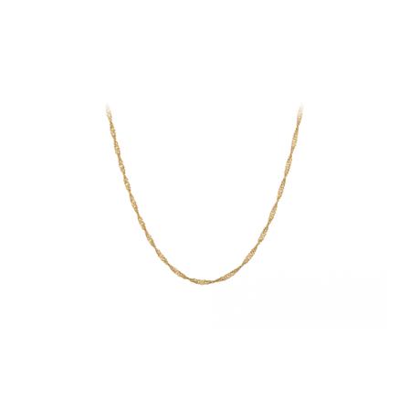 Pernille Corydon N-695 Singapore Necklace Gul, Dame Halskæder, Størrelse: ONE Size