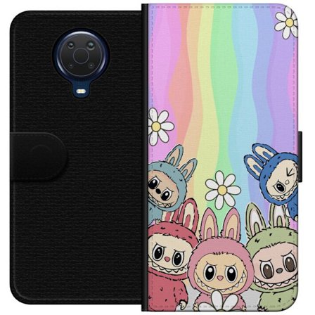 Kompatibel Tegnebogsetui til Nokia Nokia G20 Regnbage