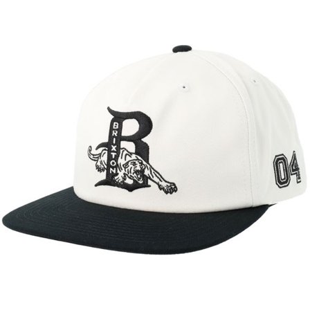 Brixton - Vit snapback Keps - Predator MP Off White/Black A-Frame Snapback @ Hatstore