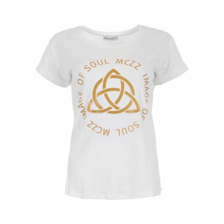 Maicazz Yssa Tshirt Sp22.75.034 , Wit , Dames , Maat: M