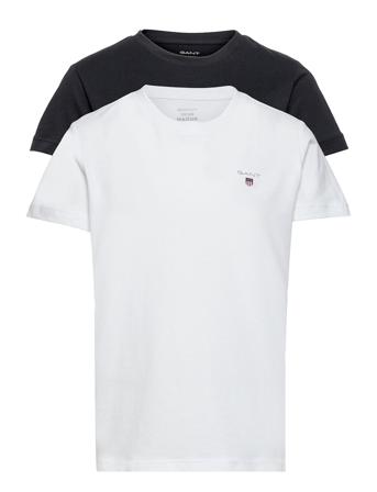 C-Neck T-Shirt 2-Pack T-shirts Short-sleeved Multi/mønstret GANT