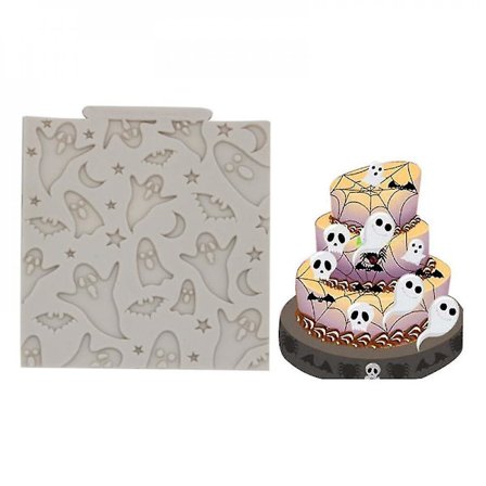 Ny Halloween Ghost Bat silikon form