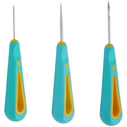 3 KPL Pyöreäreikäinen Kartio Käsiporat Lyöntineula Kynttilänsydän Työkalu Kynttilän Valmistukseen