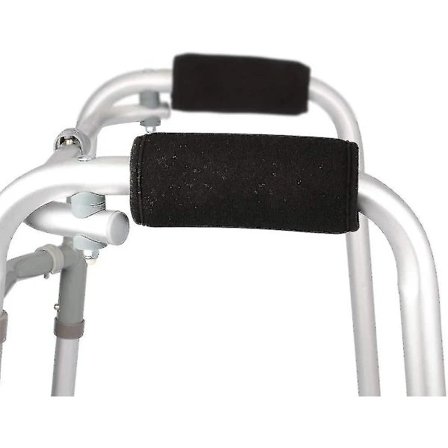 Polstrede Håndtak for Rullator, Myke Komfortable Puter for Rullatorhåndtak, Grepsputer for Rullator Krykker Rullestol, Sklisikre Pustende