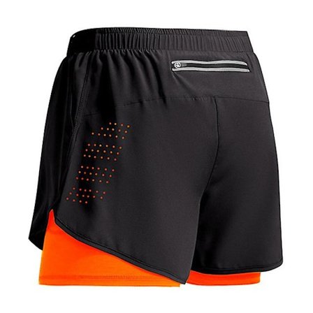 Sports Shorts Kompatible med Mænd 2023 - Dobbeltlags Træningsshorts, Sommer 2-i-1 Strandtøj, Jogging, Fitness, Løb, Z XXL