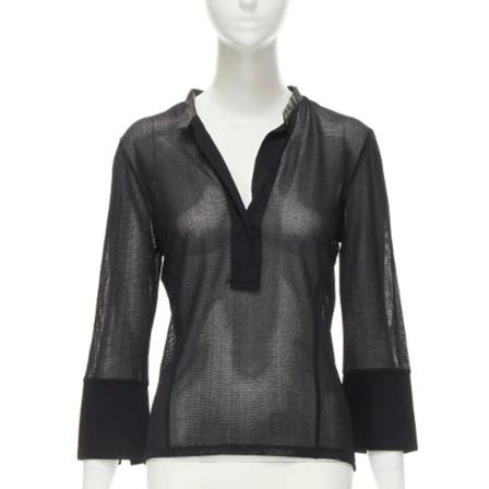 Gucci Vintage Pre-owned Fabric tops Sort, Dame
