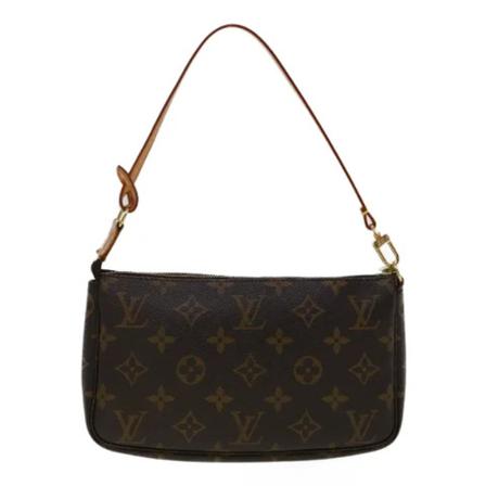 Louis Vuitton Vintage, Pre-owned Pochette Accessoires Monogram Bag Bruin, Dames, Maat:ONE Size