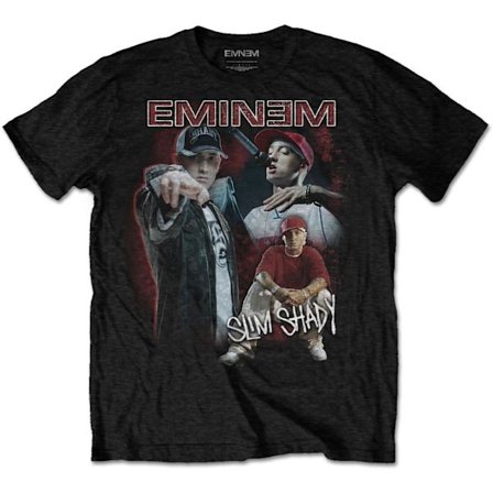 Eminem Unisex Voksen Shady Homage T-Shirt L Sort Sort L