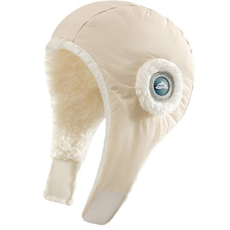 Varm vinterlue med øreklaffer for kvinner, utendørs vinterlue