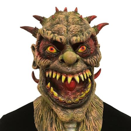 Devil Monster Mask Skrämmande Huvudbonader Cosplay Rekvisita För Halloween
