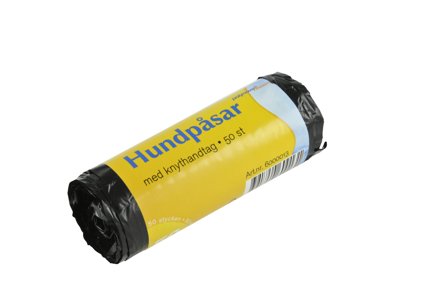 Polynova Nissen 6000013 Hundepose med knytehåndtak, 50/rull, Lager & miljø