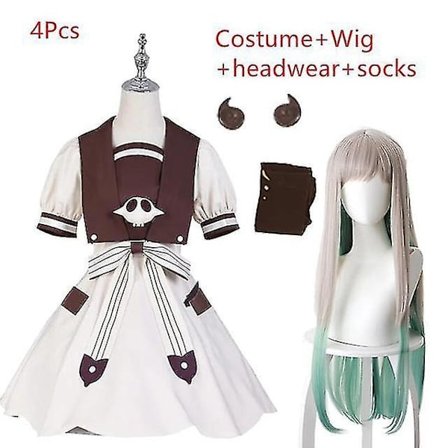 Yashiro Nene Cosplay Kostyme Anime Toalett Hardcover Hanako Kun Jibaku Shounen Hanako Kun Cosplay Kjole W