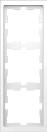 Schneider Electric MTN4030-6535 Kombinationsram 3-fack, t-plast Lotus, vit, Strömbrytare & vägguttag