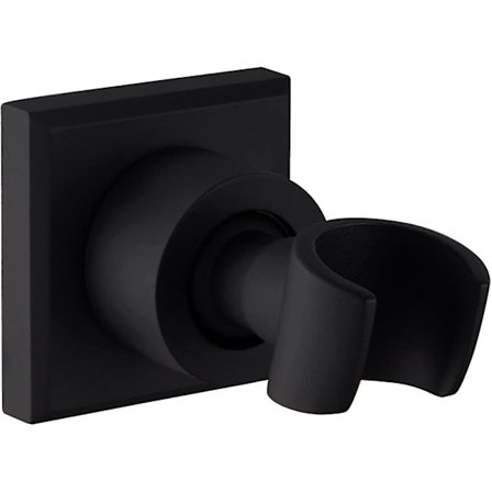 Svart Dusjholder i Rustfritt Stål Dusjhodeholder Veggmontert Håndholdt Dusjholder