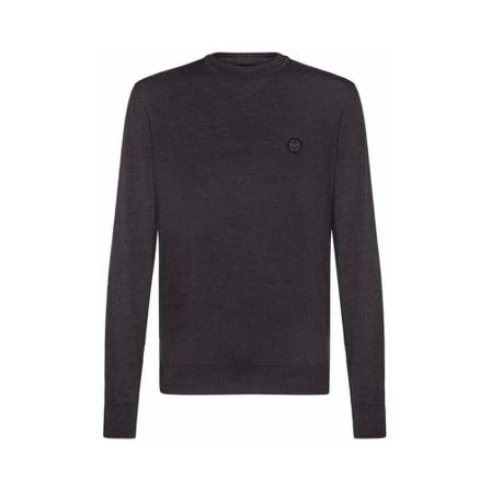 Philipp Plein - Stickade Tröjor - Svart - Herr - Storlek: M, Herr, Storlek: M