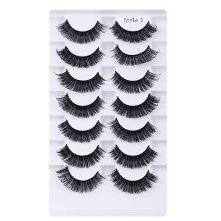 Volym lösögonfransar för naturlig tjocklek och ögonförstoring